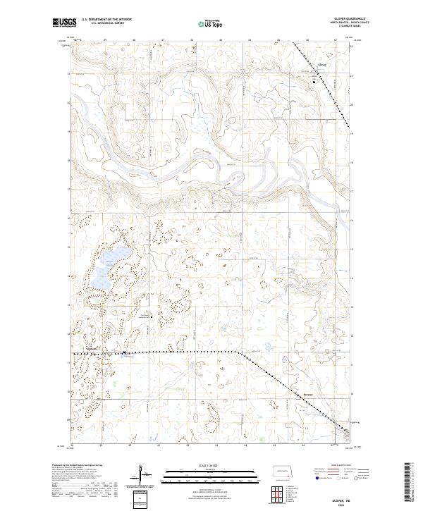 Glover topographic map thumbnail