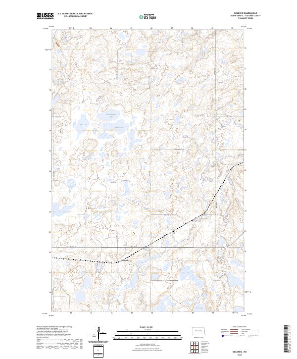 Goldwin topographic map thumbnail