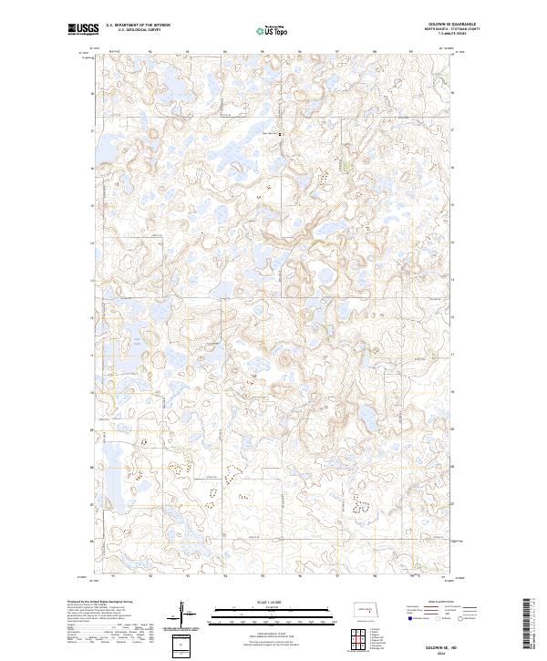 Goldwin SE topographic map thumbnail