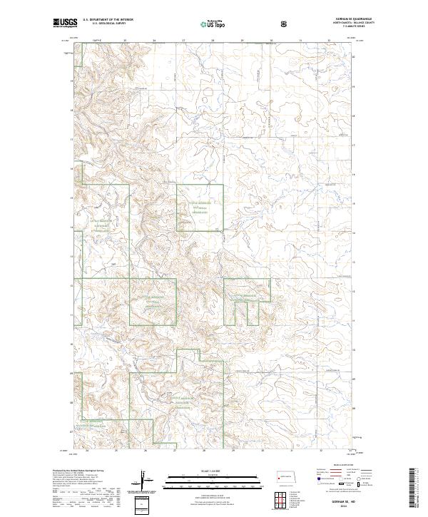 Gorham SE topographic map thumbnail