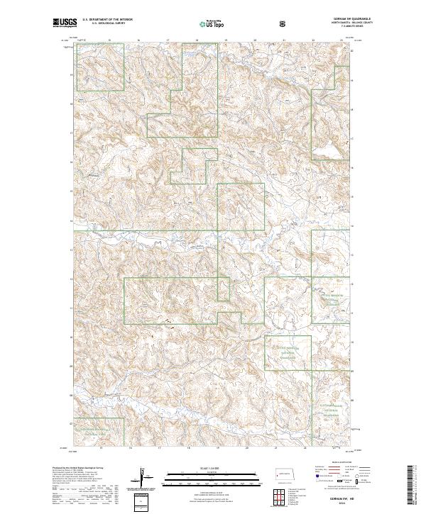 Gorham SW topographic map thumbnail
