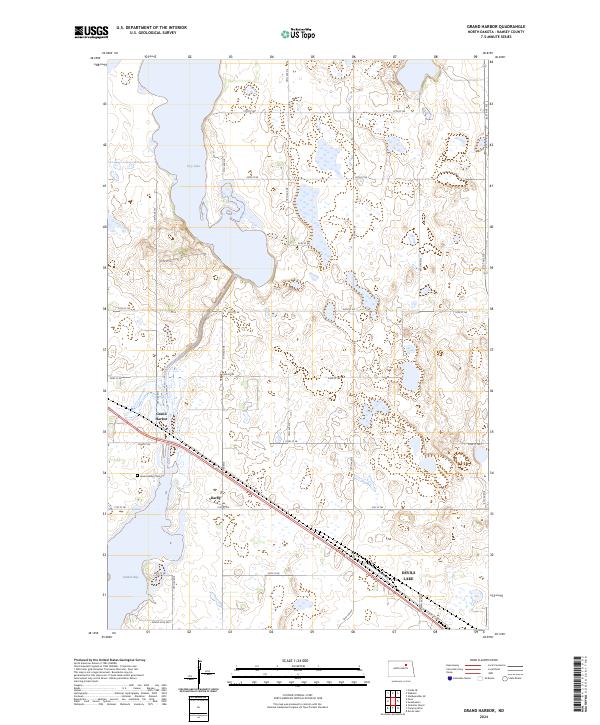 Grand Harbor topographic map thumbnail