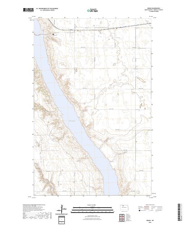 Grano topographic map thumbnail