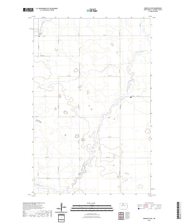 Granville NW topographic map thumbnail