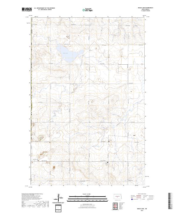 Grass Lake topographic map thumbnail