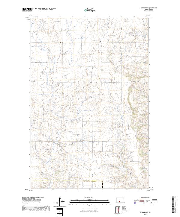 Green Ridge topographic map thumbnail