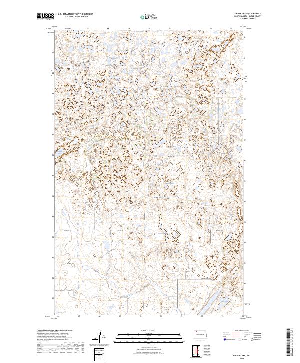 Grubb Lake topographic map thumbnail