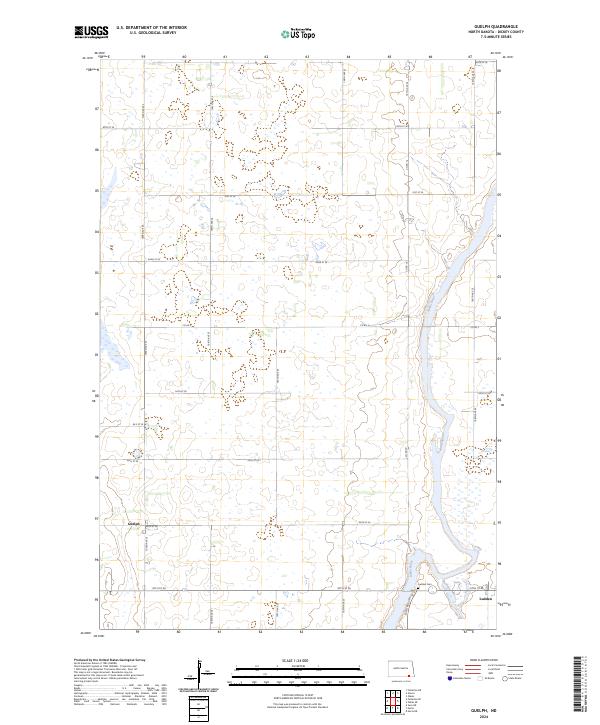 Guelph topographic map thumbnail