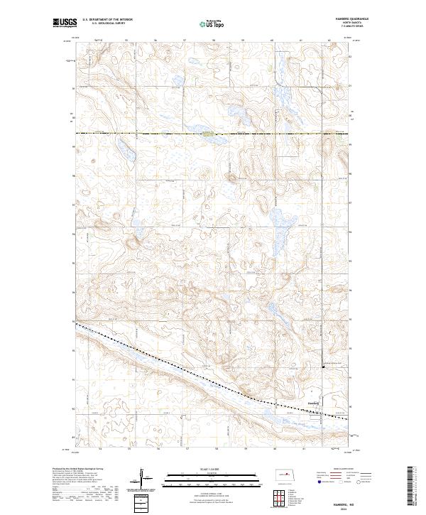 Hamberg topographic map thumbnail