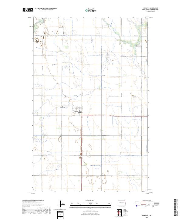 Hamilton topographic map thumbnail