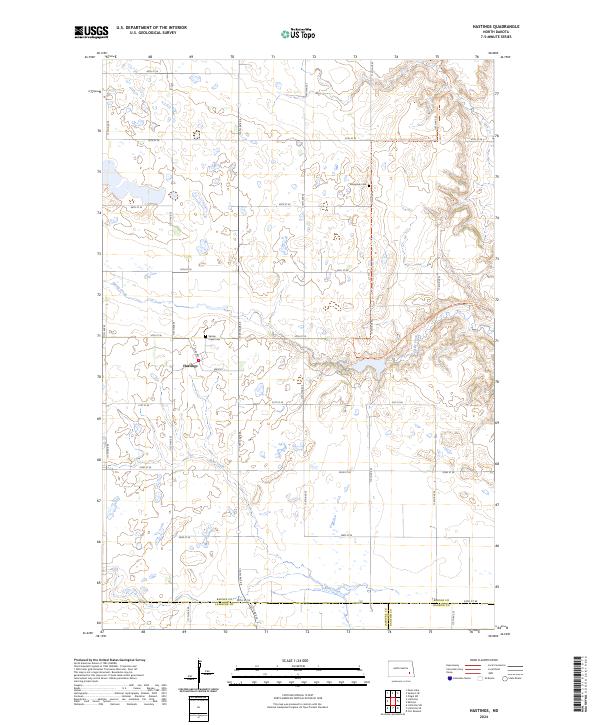 Hastings topographic map thumbnail