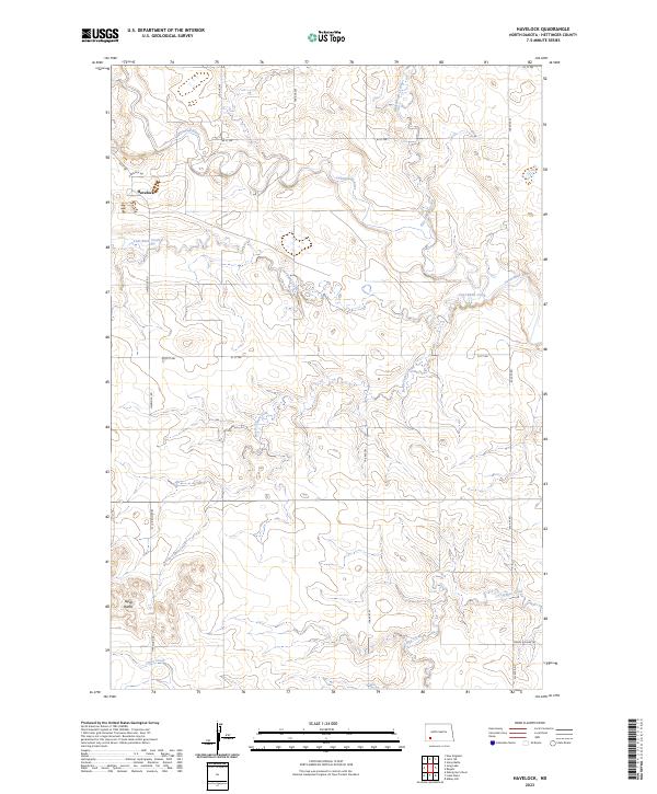 Havelock 2023 topographic map thumbnail