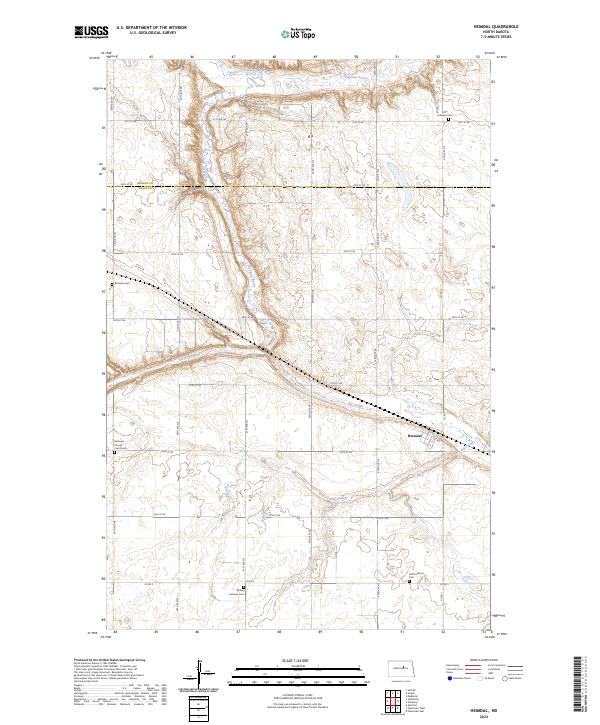 Heimdal topographic map thumbnail