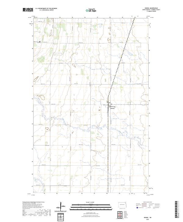 Hensel topographic map thumbnail