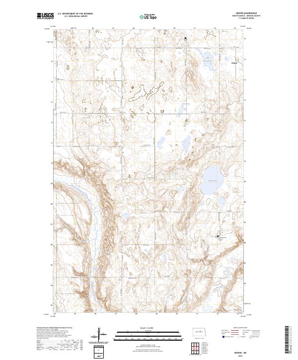 Hesper topographic map thumbnail