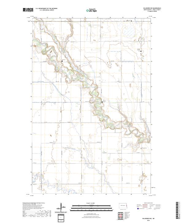 Hillsboro NW topographic map thumbnail