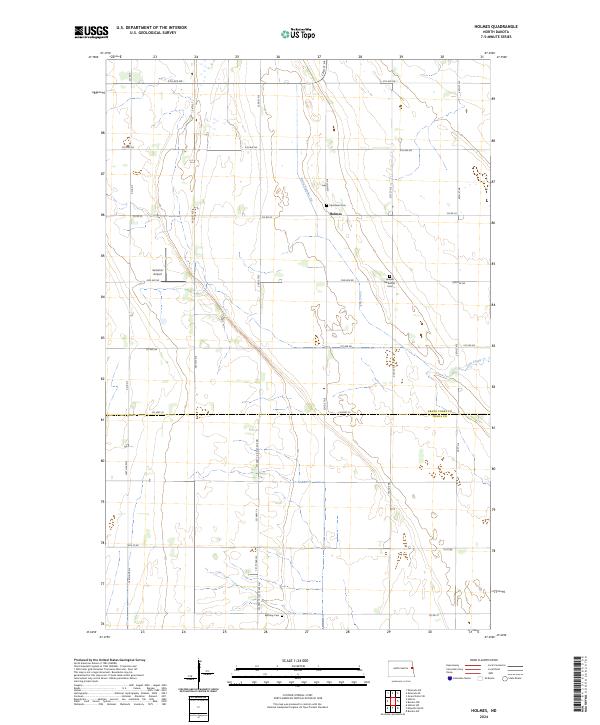 Holmes topographic map thumbnail