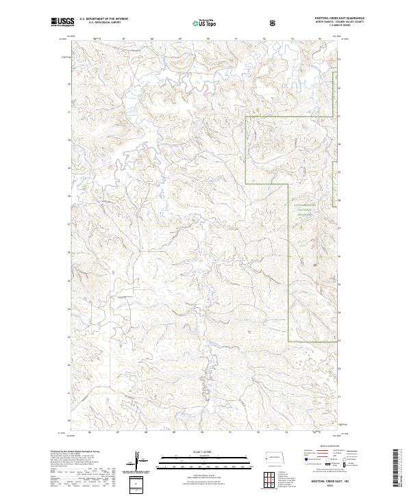 Hootowl Creek East topographic map thumbnail