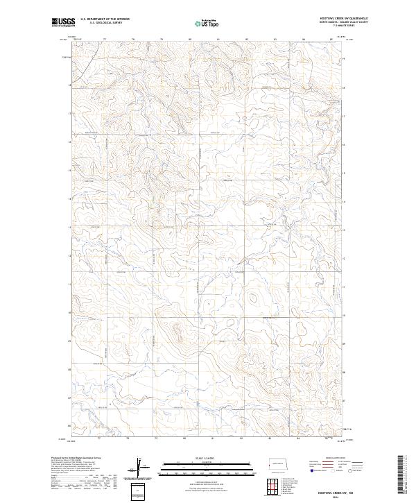 Hootowl Creek SW topographic map thumbnail