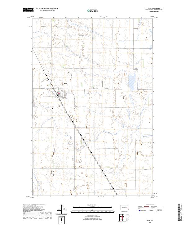 Hope topographic map thumbnail