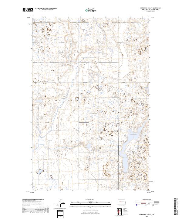 Horseshoe Valley topographic map thumbnail