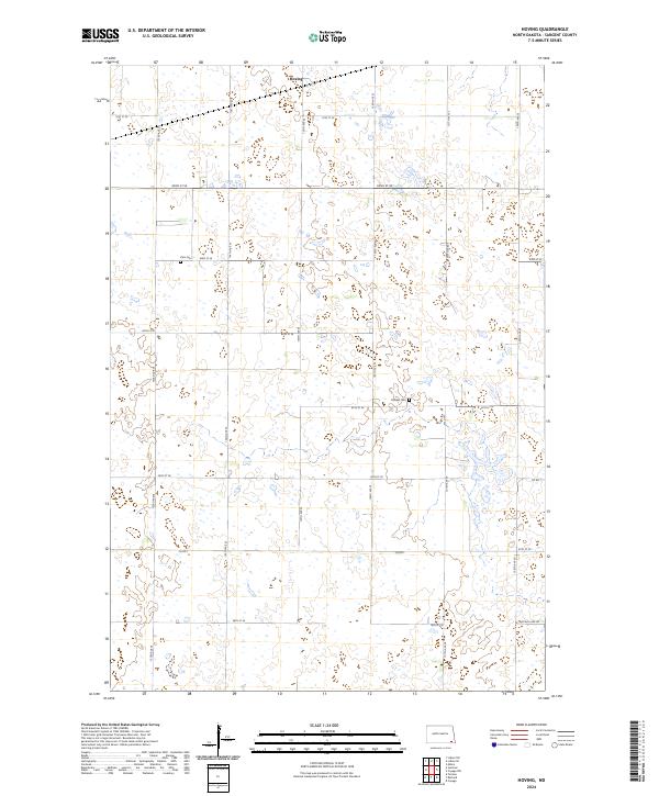 Hoving topographic map thumbnail