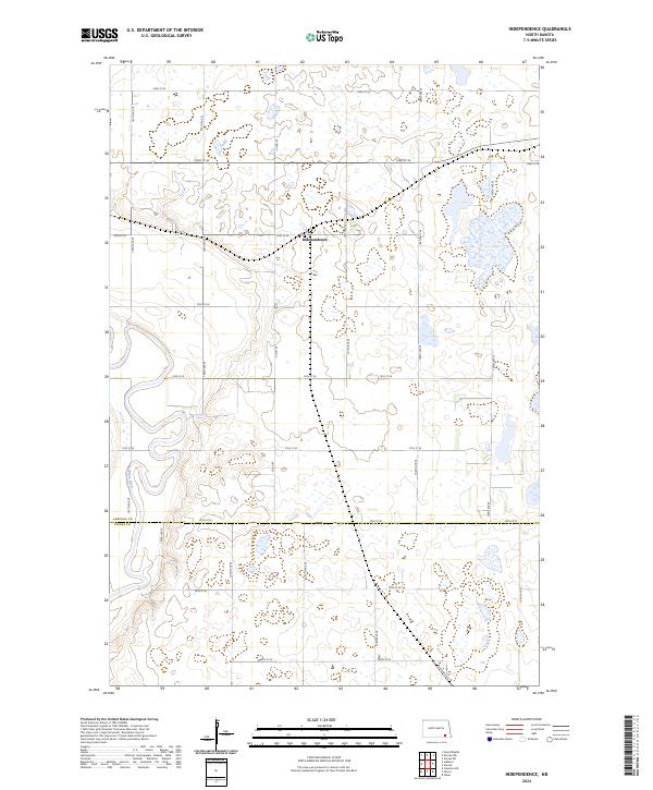 Independence topographic map thumbnail