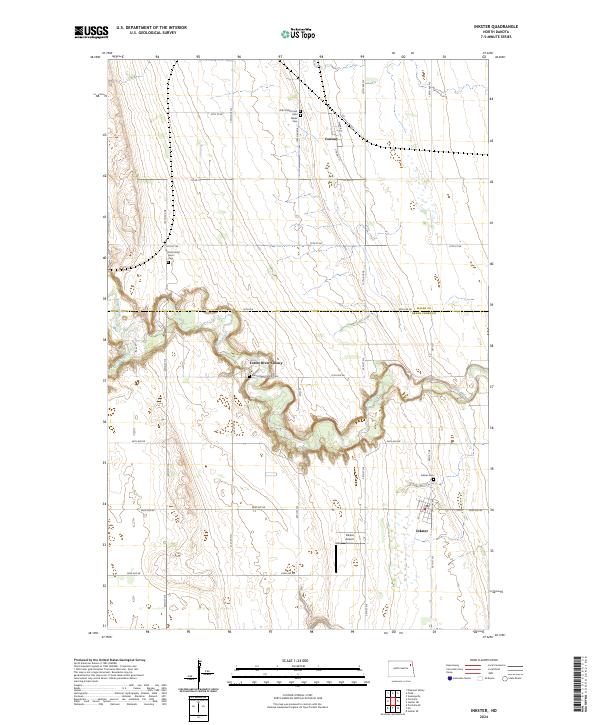 Inkster topographic map thumbnail