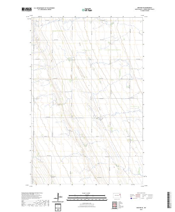 Inkster SE topographic map thumbnail