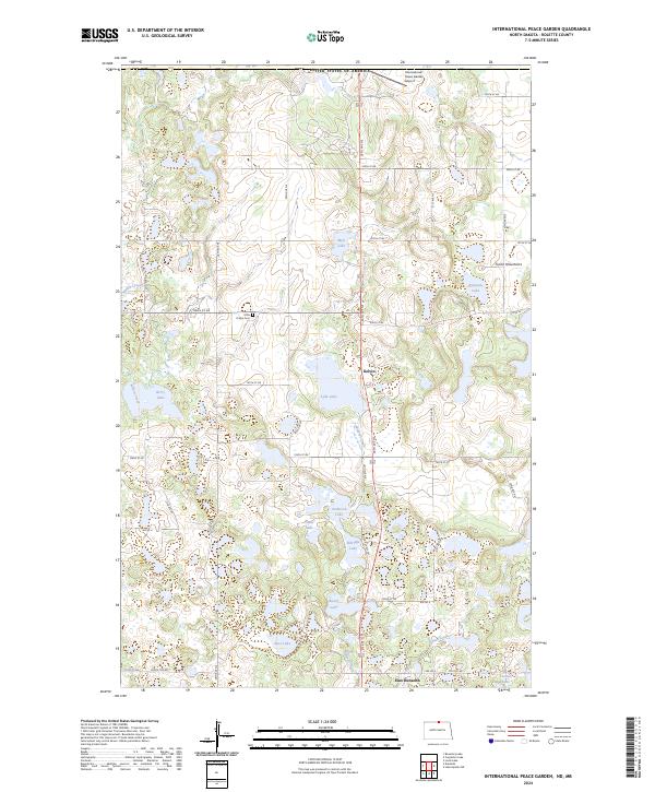 International Peace Garden topographic map thumbnail