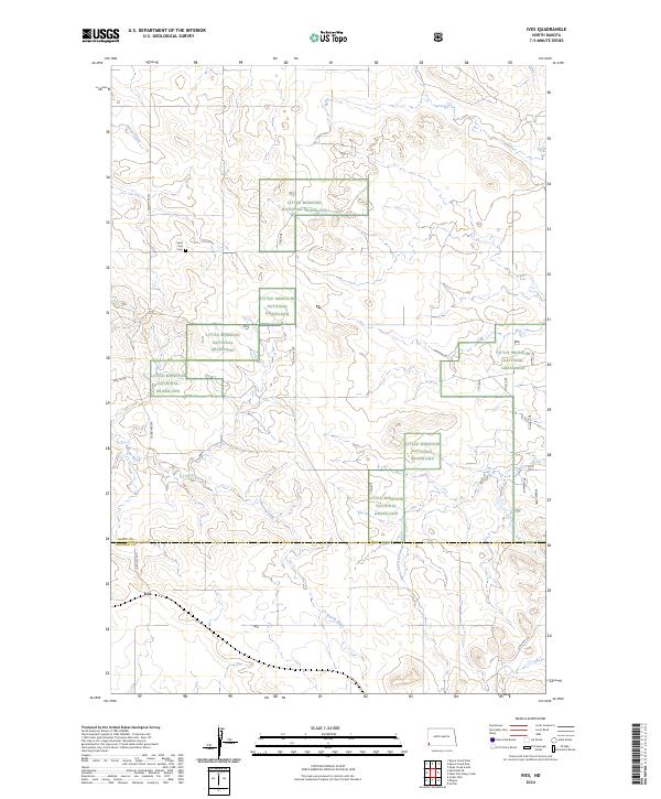 Ives topographic map thumbnail