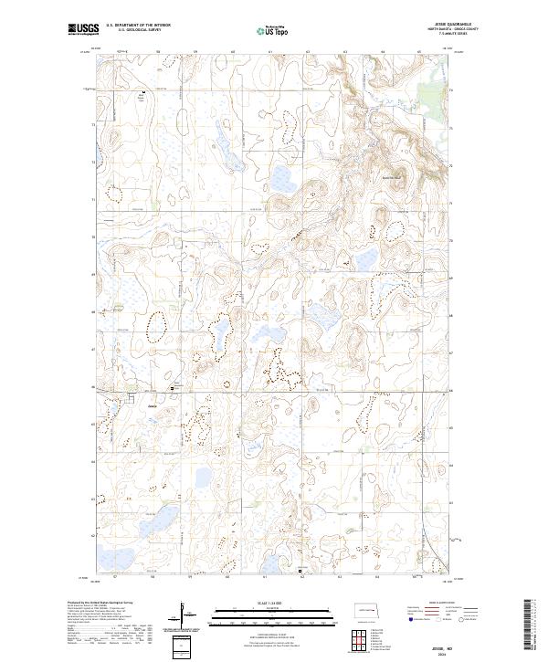 Jessie topographic map thumbnail