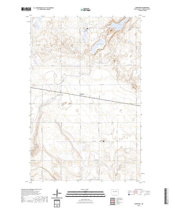 Josephine topographic map thumbnail