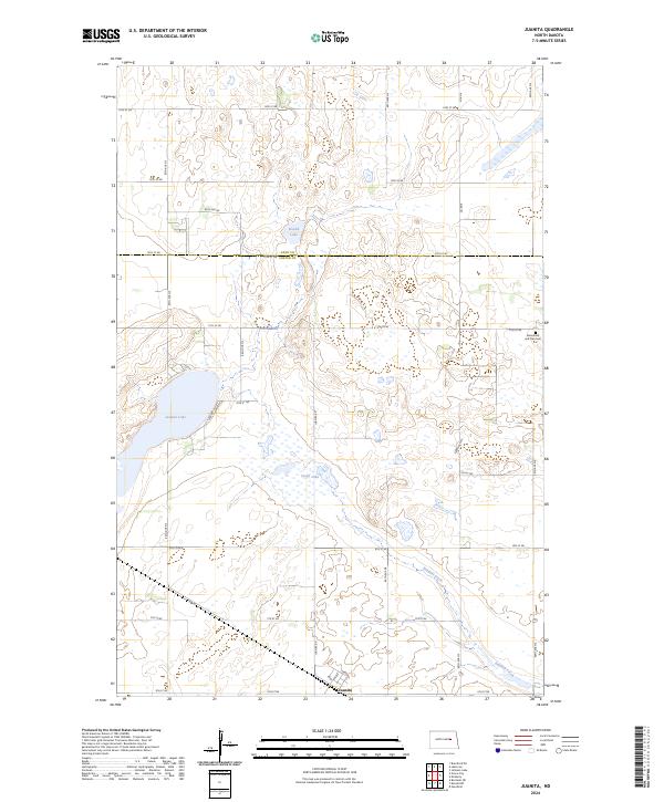 Juanita topographic map thumbnail