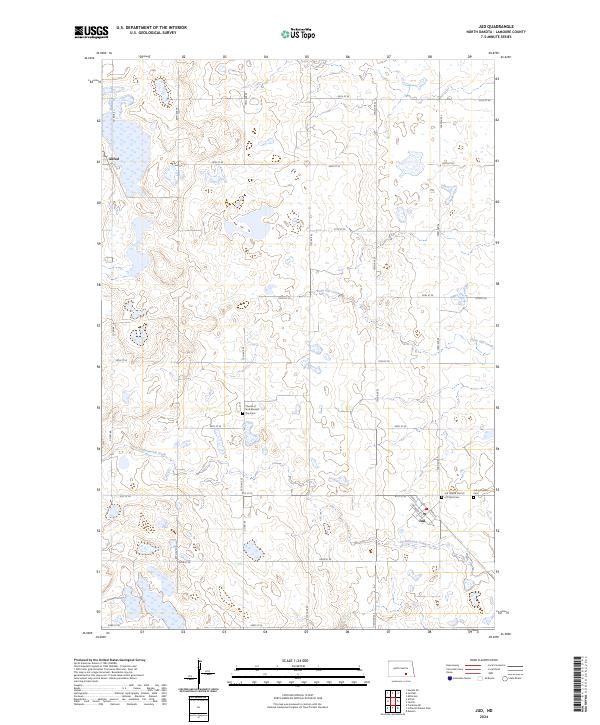 Jud topographic map thumbnail