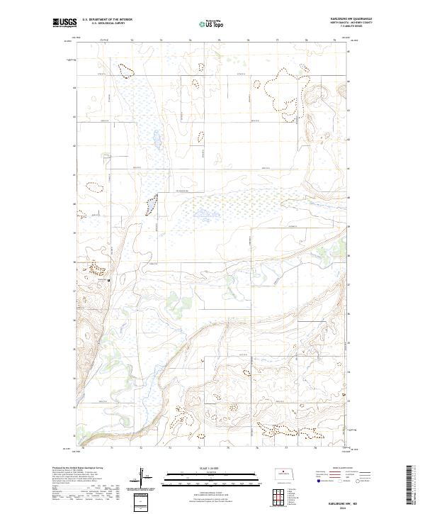 Karlsruhe NW topographic map thumbnail