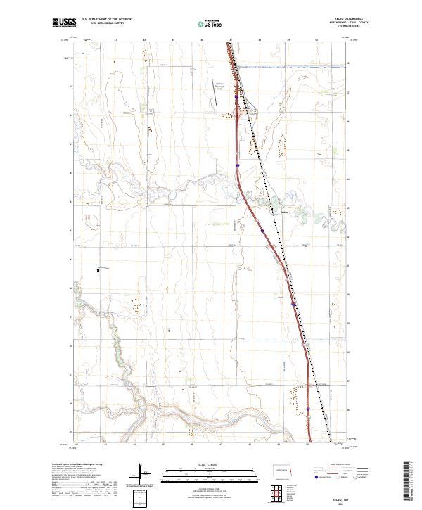 Kelso topographic map thumbnail