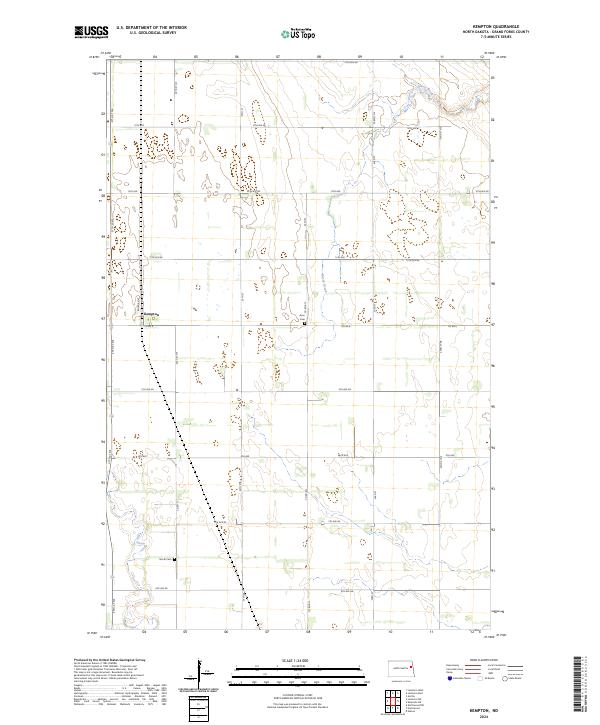 Kempton topographic map thumbnail