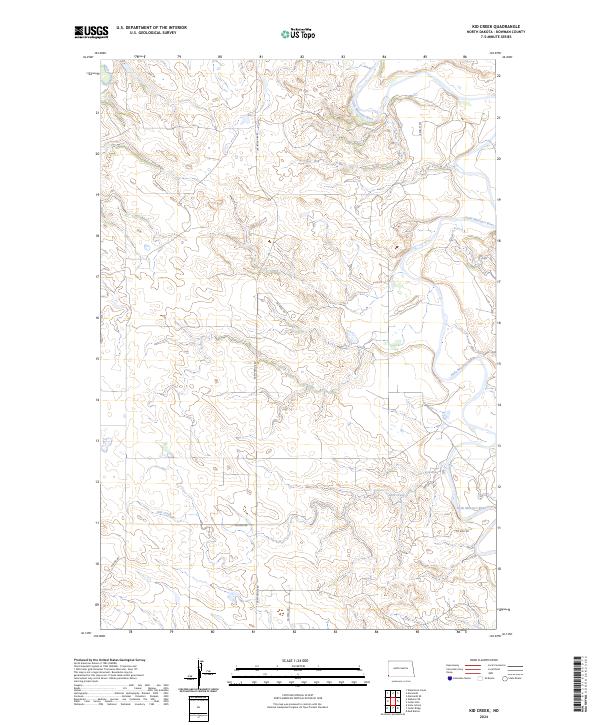 Kid Creek topographic map thumbnail