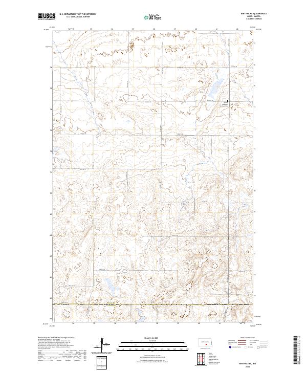 Kintyre NE topographic map thumbnail