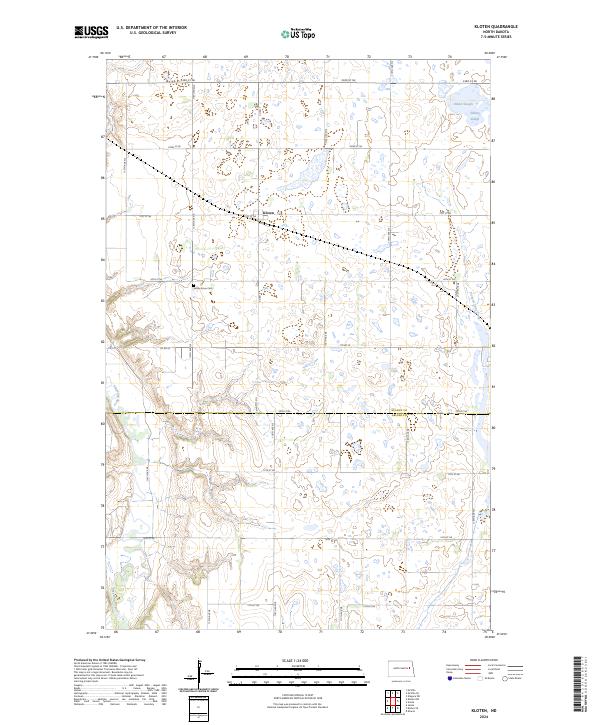 Kloten topographic map thumbnail