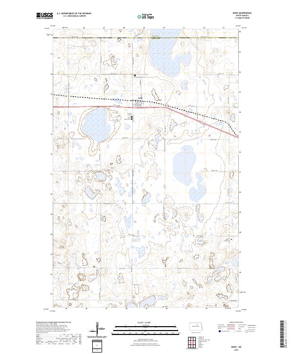 Knox topographic map thumbnail