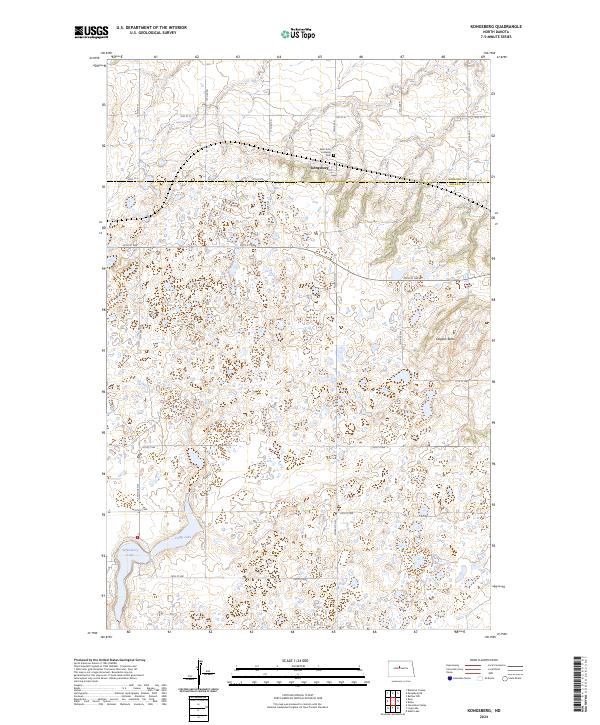 Kongsberg topographic map thumbnail