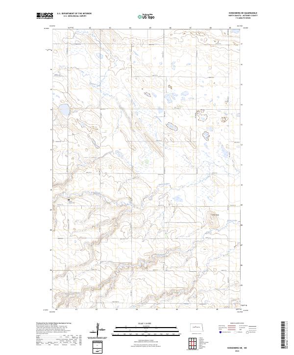 Kongsberg NE topographic map thumbnail