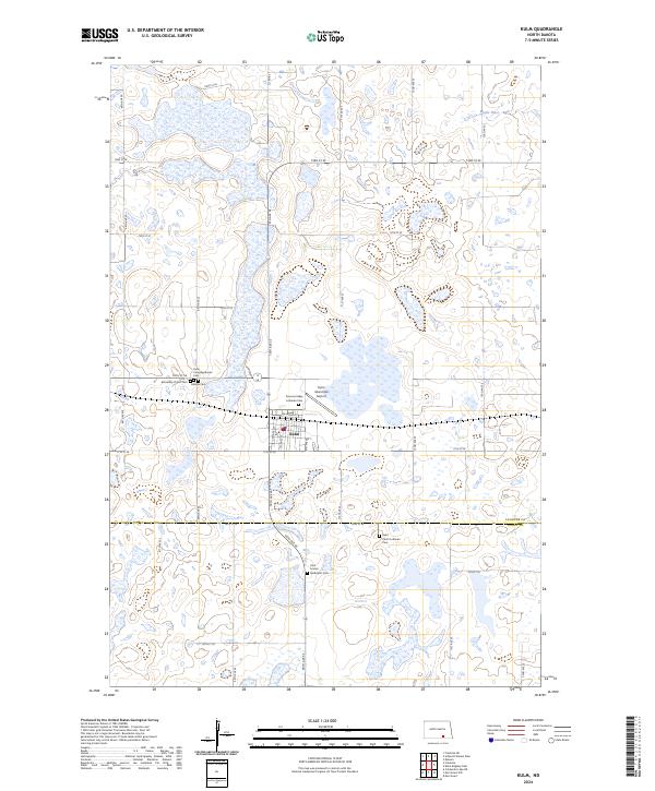 Kulm topographic map thumbnail