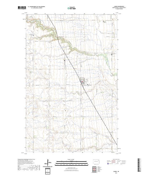 Lankin topographic map thumbnail
