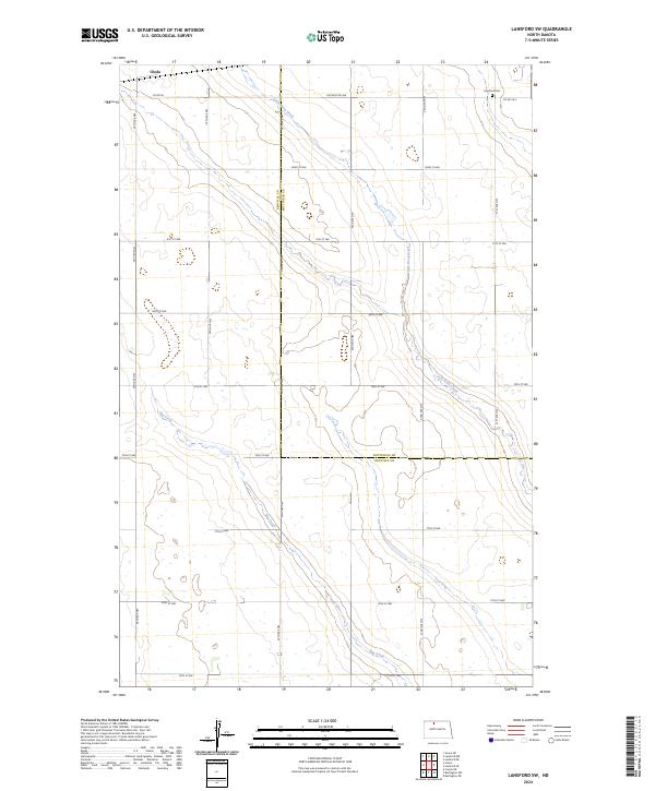 Lansford SW topographic map thumbnail