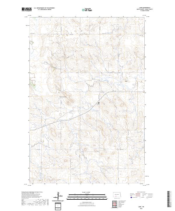 Lark topographic map thumbnail