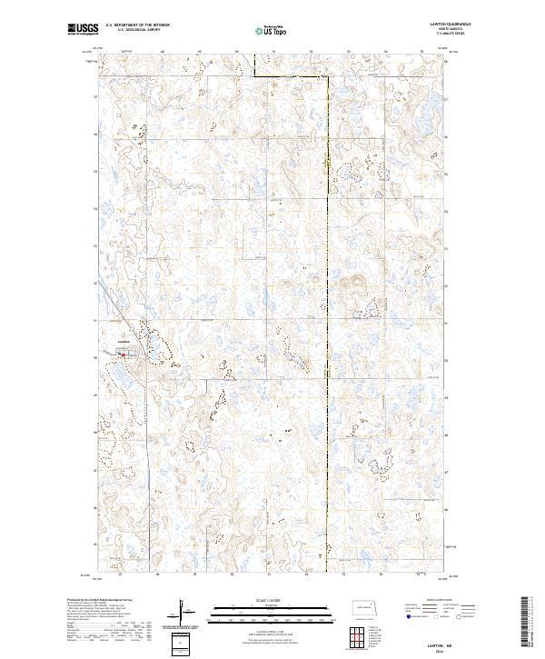 Lawton topographic map thumbnail