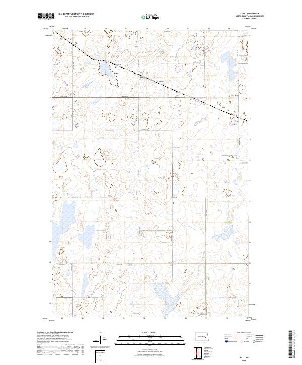 Leal topographic map thumbnail